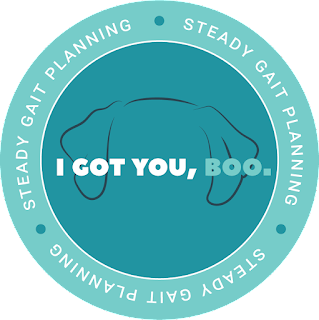 I Got You, Boo Sticker - Light Blue