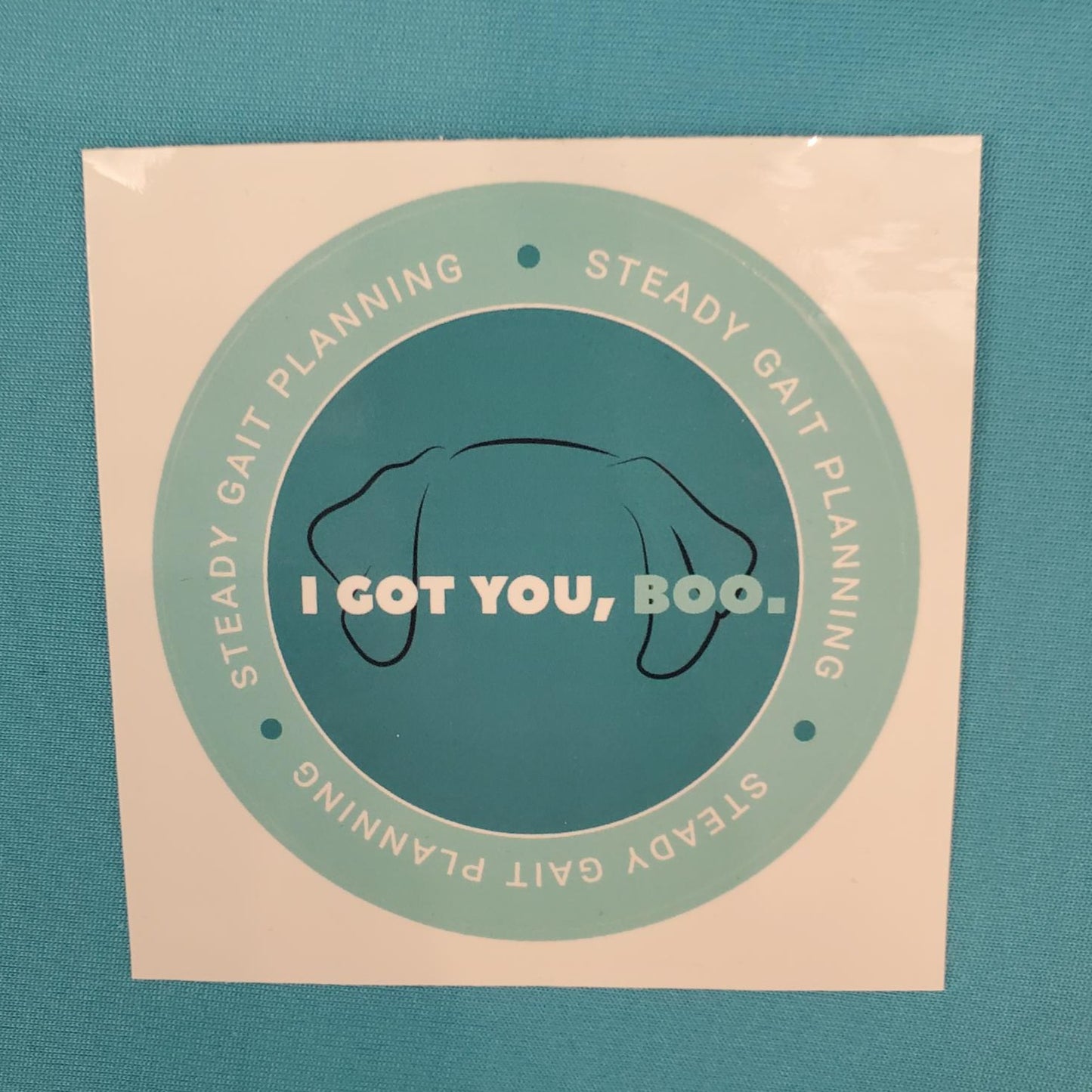 I Got You, Boo Sticker - Light Blue