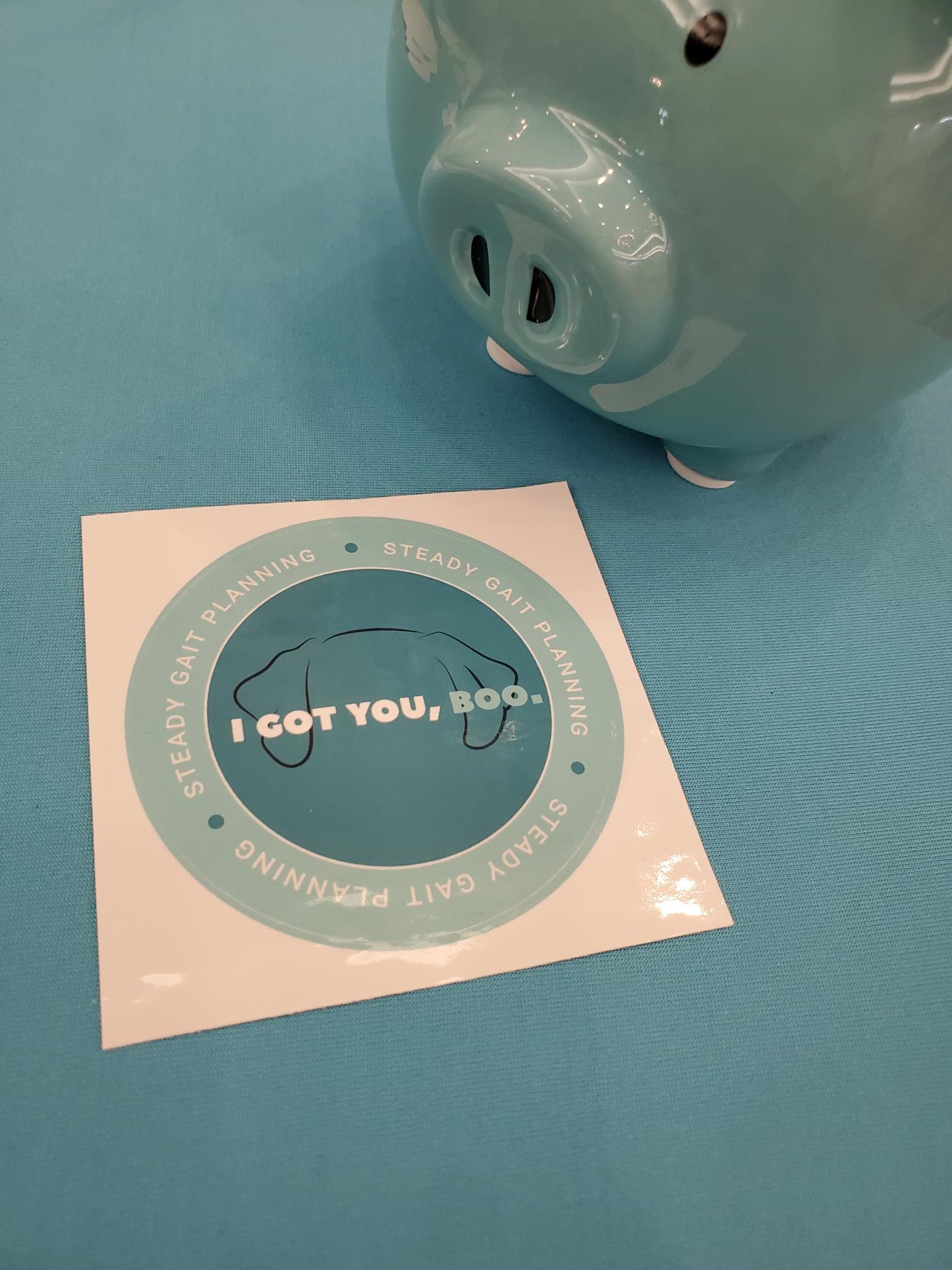 I Got You, Boo Sticker - Light Blue