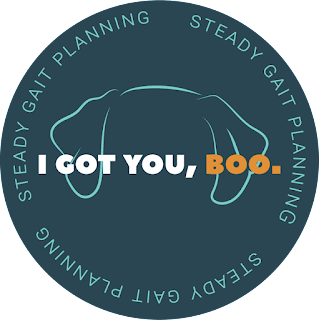 I Got You, Boo Sticker - Dark Blue