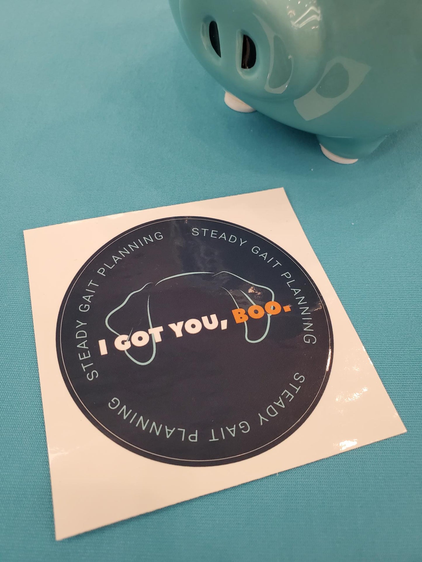 I Got You, Boo Sticker - Dark Blue