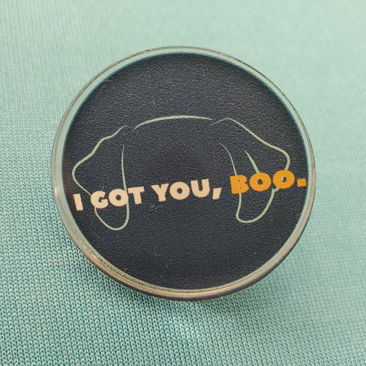 I Got You, Boo Pin - Dark Blue