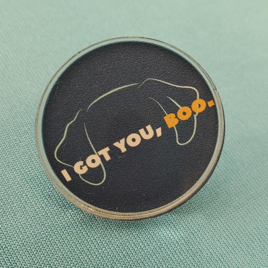 I Got You, Boo Pin - Dark Blue