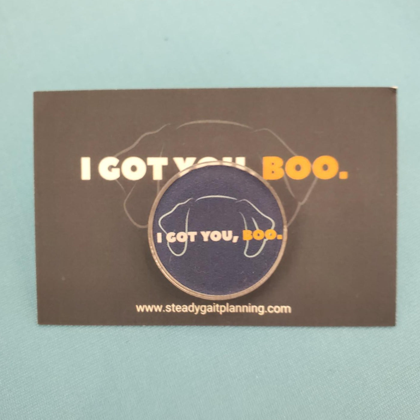 I Got You, Boo Pin - Dark Blue